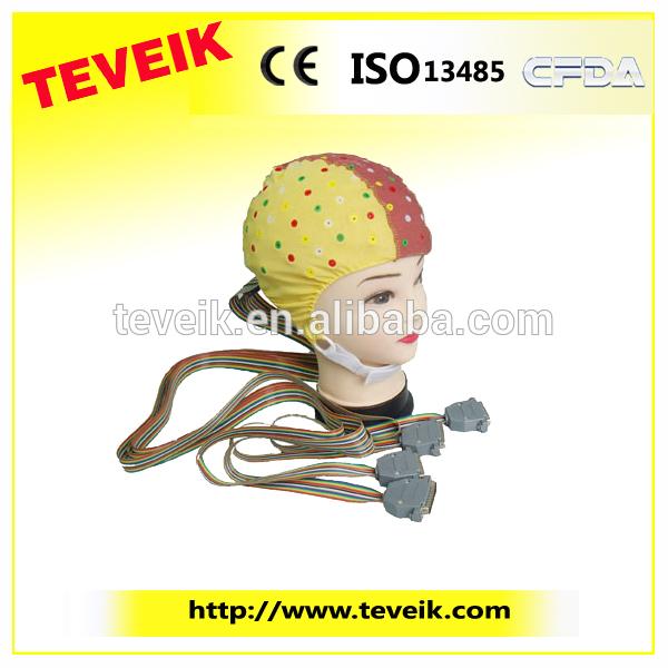 Chapeau d'EEG, électrode de bidon, 20 avances pour la machine d'eeg
