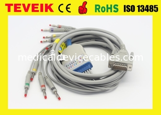 Câble du câble d'électrocardiogramme de machine d'électrocardiogramme de Schiller/ECG avec intégré 10 fils de connexion