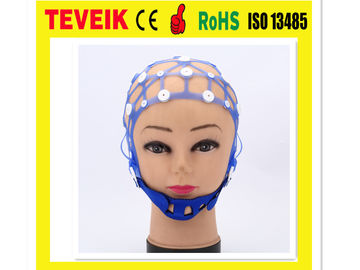 Chapeau de séparation médical d'électrode du silicone EEG de Neurofeedback, 20 chapeau de l'électrode EEG de tasse d'avances