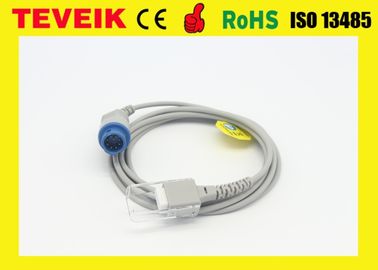 Câble d'extension réutilisable de Biolight Spo2 de petit prix pour le moniteur patient, Pin du rond 9 au DB 9 Pin Female