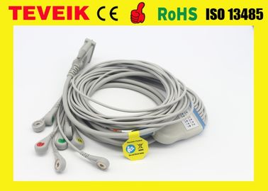 Prix usine médical 10 de câble du DB 15pin ECG de Schiller de fil pour la machine d'électrocardiogramme, AHA instantané sans résistance