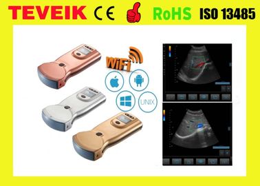 Scanner sans fil tenu dans la main de machine d'ultrason de couleur de la sonde 3.5Mhz d'ultrason de wifi de Doppler de couleur pour la maison et l'hôpital