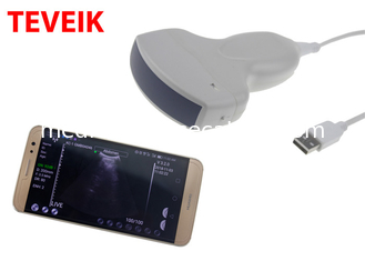 Machine portative de Doppler d'ultrason de Wifi de sonde sans fil médicale d'ultrason de Teveik