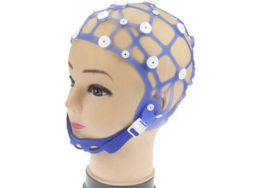 Chapeau du chapeau EEG de l'adulte EEG d'OEM de fabrication de TEVEIK, la Manche 20 sans électrodes d'EEG