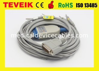 Le câble d'électrocardiogramme d'Edan pour SE-12 expriment la goupille du DB 15 de SE-3 SE-601A AHA/CEI MS1-106902