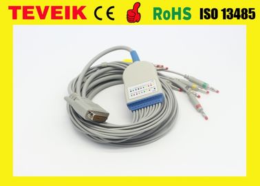 Le câble d'électrocardiogramme d'Edan pour SE-12 expriment la banane 4,0 du DB 15pin de SE-3 SE-601A MS1-106902