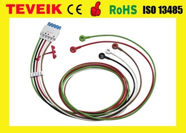 Les avances médicales du câble 5 d'électrocardiogramme du câble M1644A du moniteur patient ECG de HP cassent AHA