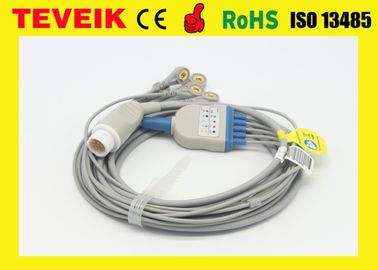 Câble ECG rond 12 broches 5 fils du fabricant médical HP pour moniteur patient HP