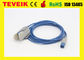 Câble Spo2 médical/capteur adulte de l'agrafe Spo2 de doigt avec 8pin le connecteur, ISO13485