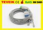 Câble médical du rond 12pin TPU ECG de Kontron 7135B d'usine de Shenzhen pour le moniteur patient