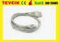 Câble médical de fil des avances ECG de l'usine CE&amp;ISO HP M1635A 5 de Teveik pour le moniteur patient