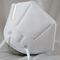 Masque protecteur non tissé jetable de couleur blanche 5 couches de KN95 avec GB2626-2006
