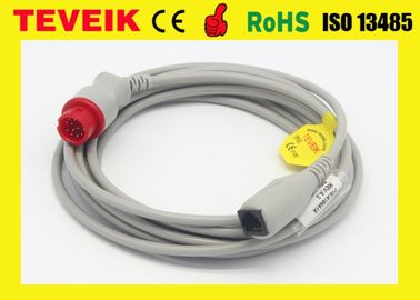 L'adaptateur réutilisable de transducteur câble autour de 12pin pour le moniteur patient de HP, type d'A164A1A