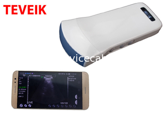 Instrument convexe d'ultrason de Wifi de sonde sans fil tenue dans la main d'ultrason de la CE ISO13485