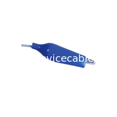 Vacarme bleu d'électrode de tasse de la prise 1m Eeg de la couverture DIN1.5 pour le dispositif diagnostiqué d'Eeg Mdical