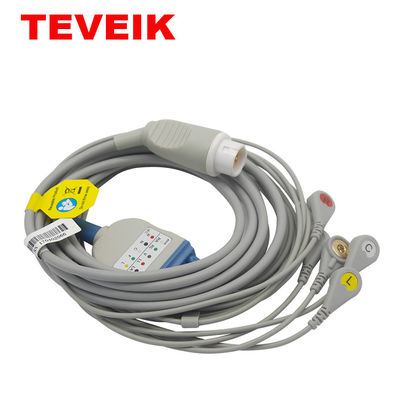 Le câble réutilisable médical 5 de Mindray ECG mènent le câble instantané de tronc pour Beneview T5 T6 T8