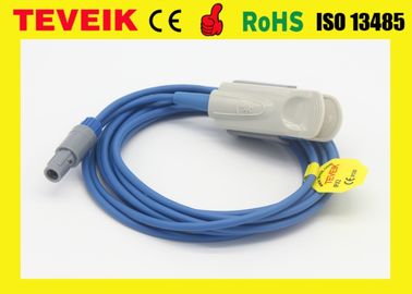 Prix usine d'oxymètre adulte réutilisable d'impulsion de capteur de l'agrafe Spo2 de doigt de Goldway UT4000B Redel 7pin